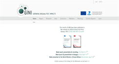 Desktop Screenshot of gini-research.org